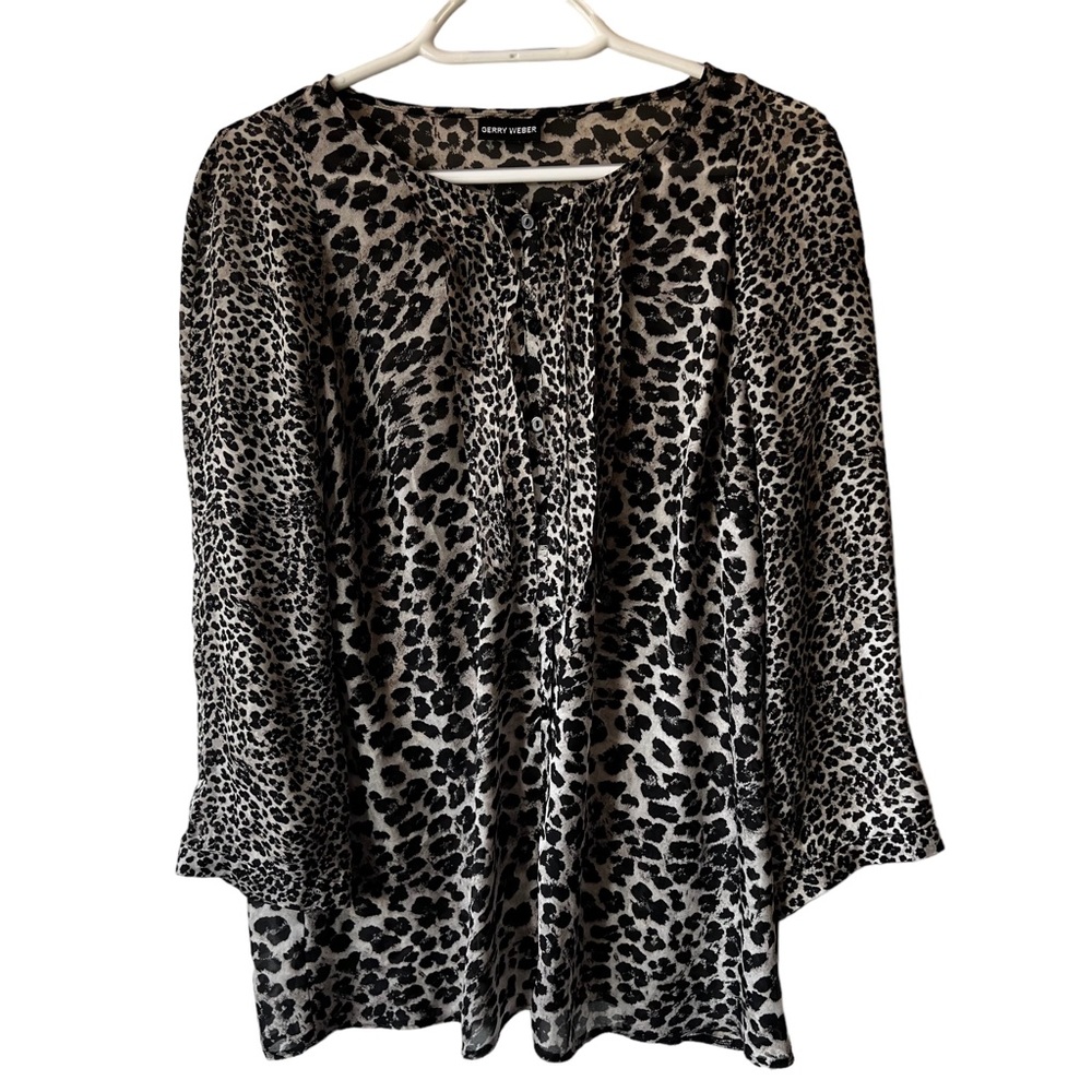 GERRY WEBER | Animal Print Blouse